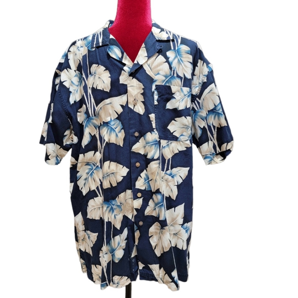 CHAPS RALPH LAUREN  Hawaiian short sleeve button-down shirt size XL